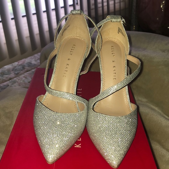 dsw womens silver heels